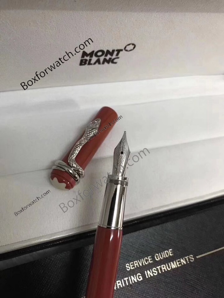 NEW Mont blanc Red Fountain Pen - wholesale or retail